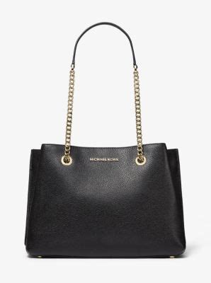 michael michael kors schultertasche teagan large aus gekrispeltem leder